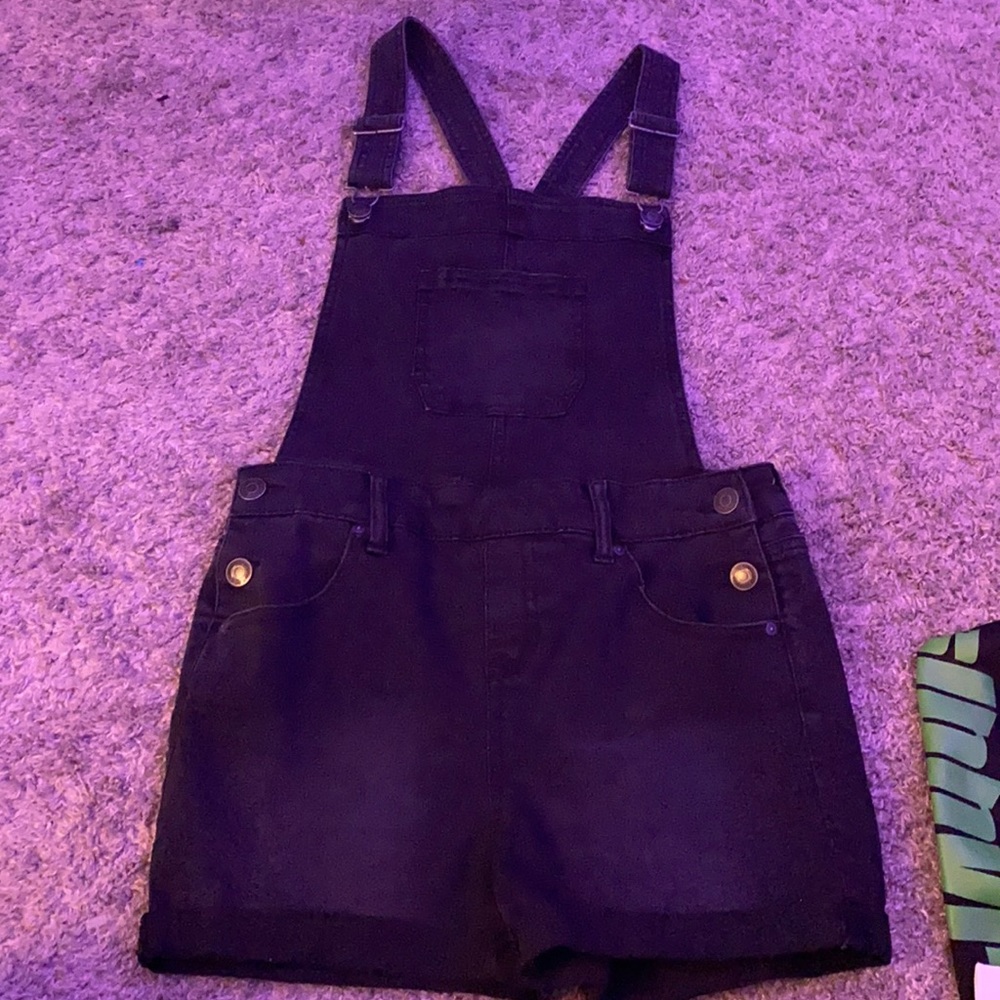 black overalls